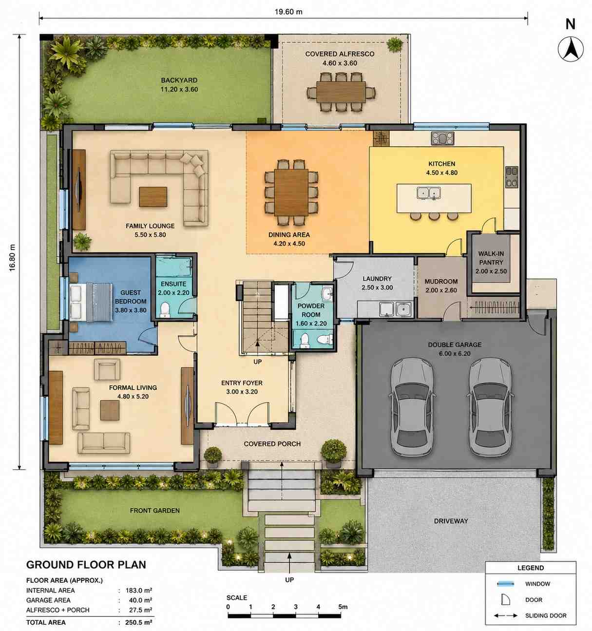 Ground Floor Blueprint of the House