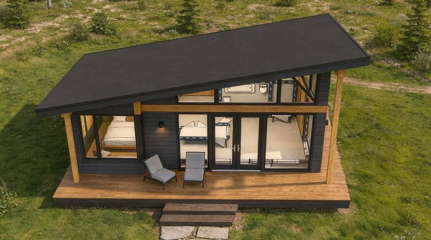 Top Elevation of the Cottage