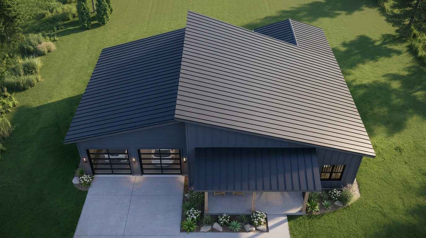 Top Elevation of the Farmhouse