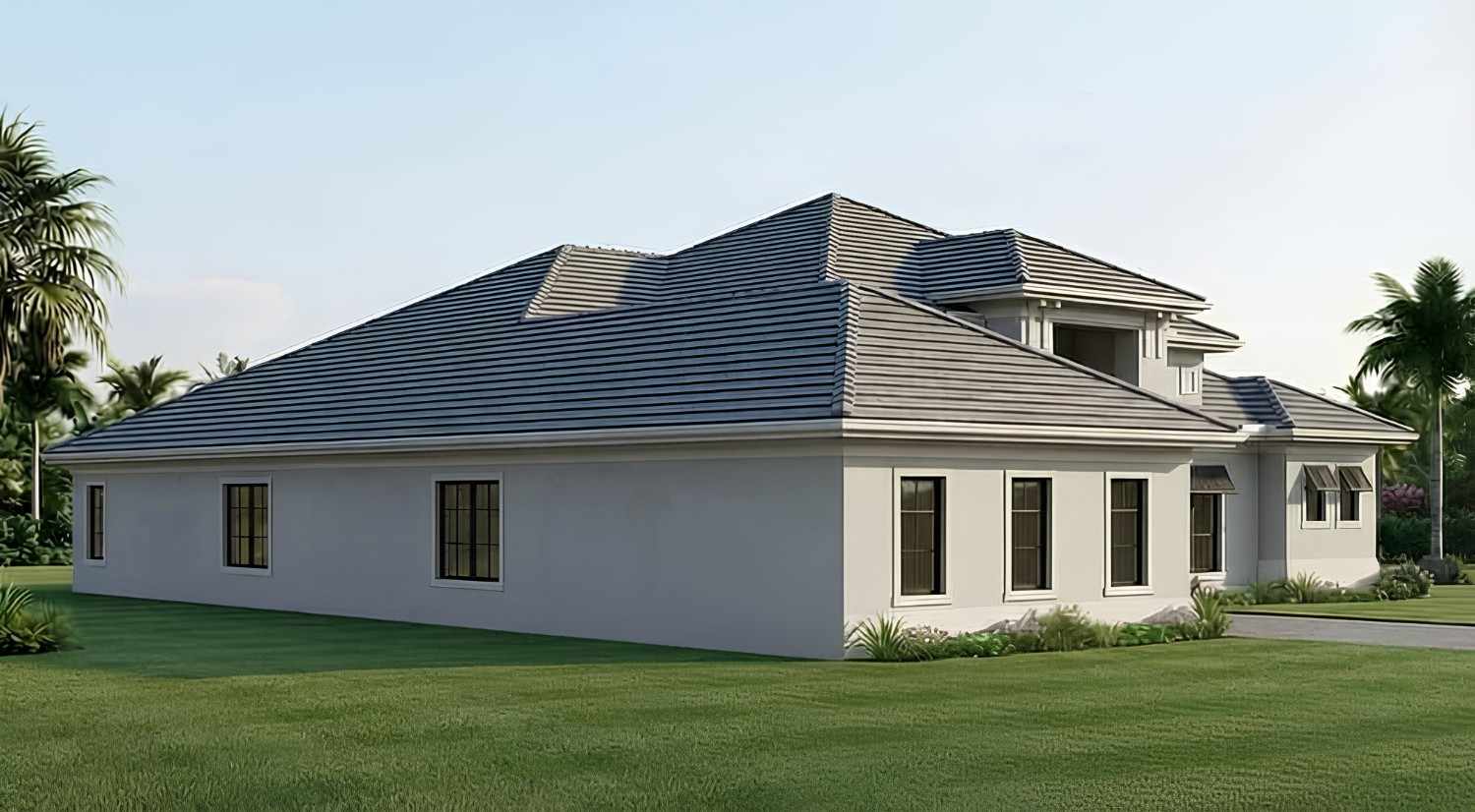 Left Elevation of the Farmhouse