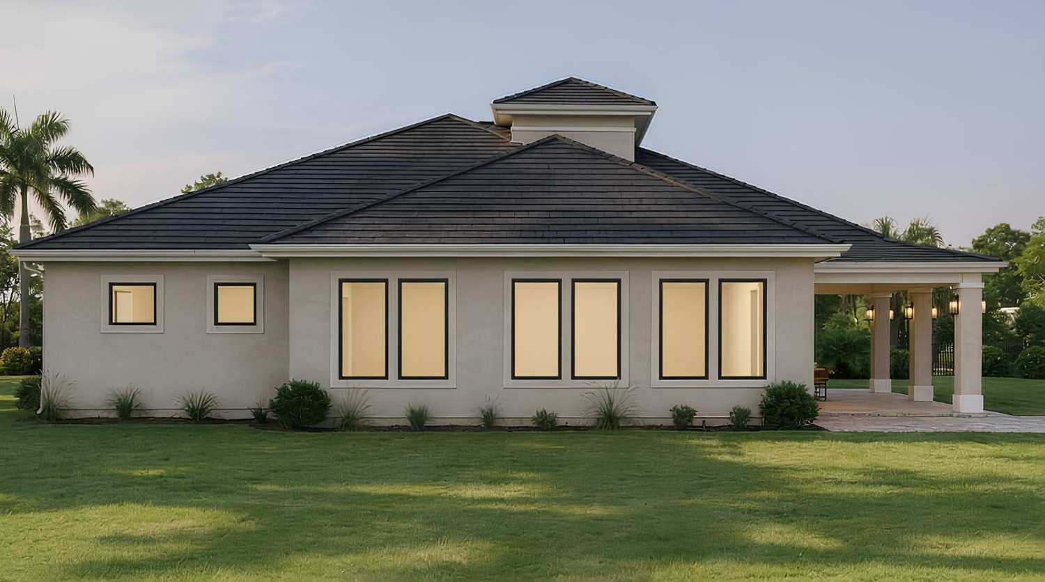 Right Elevation of the Farmhouse