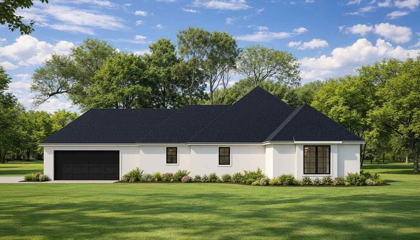 Right Elevation of the Farmhouse