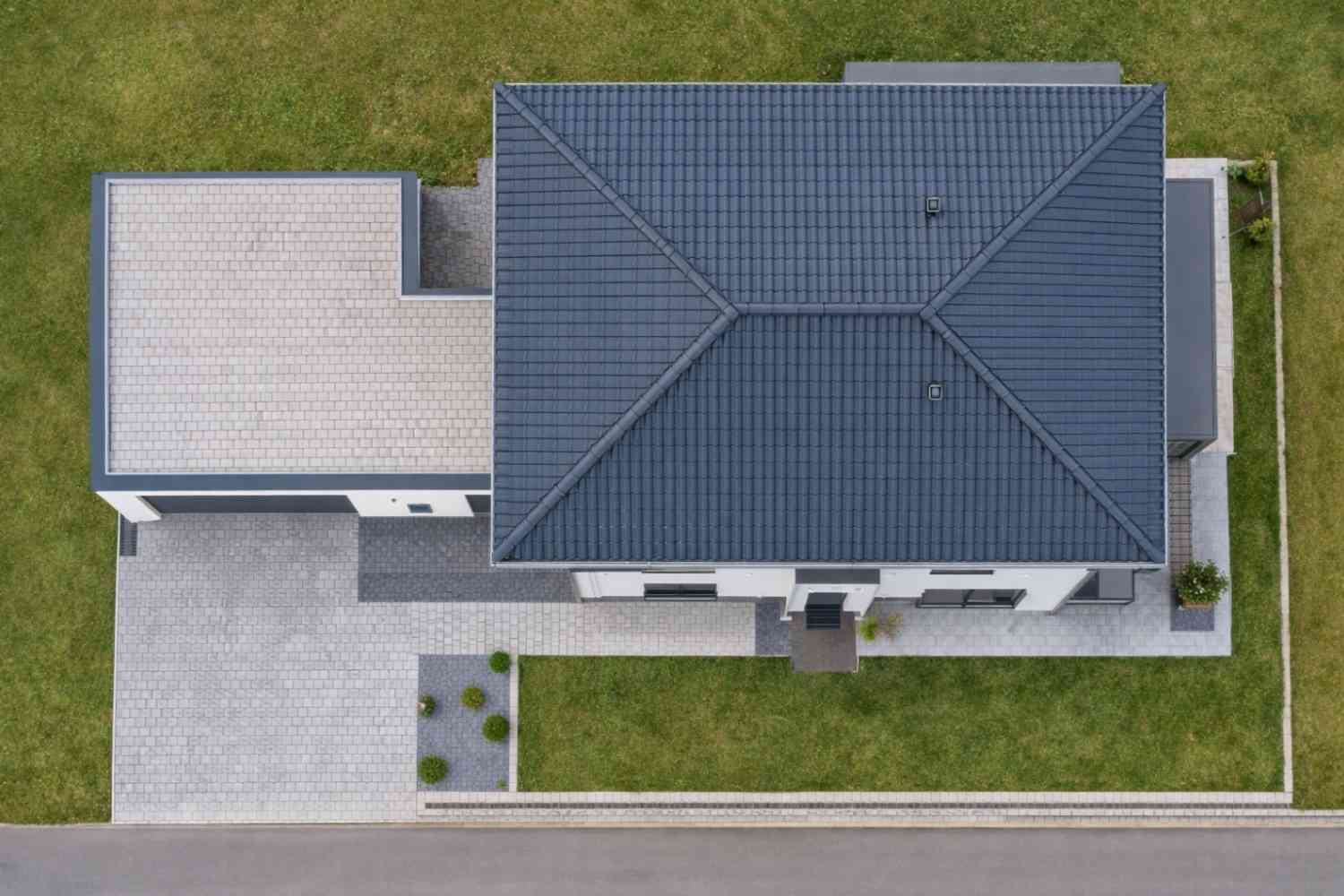 Areal View of 4 BHK Contemporary Home