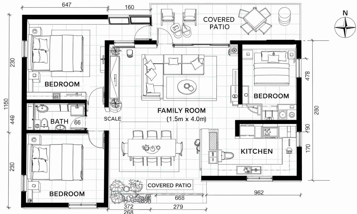 Blueprint of the Modern Flat Roof House