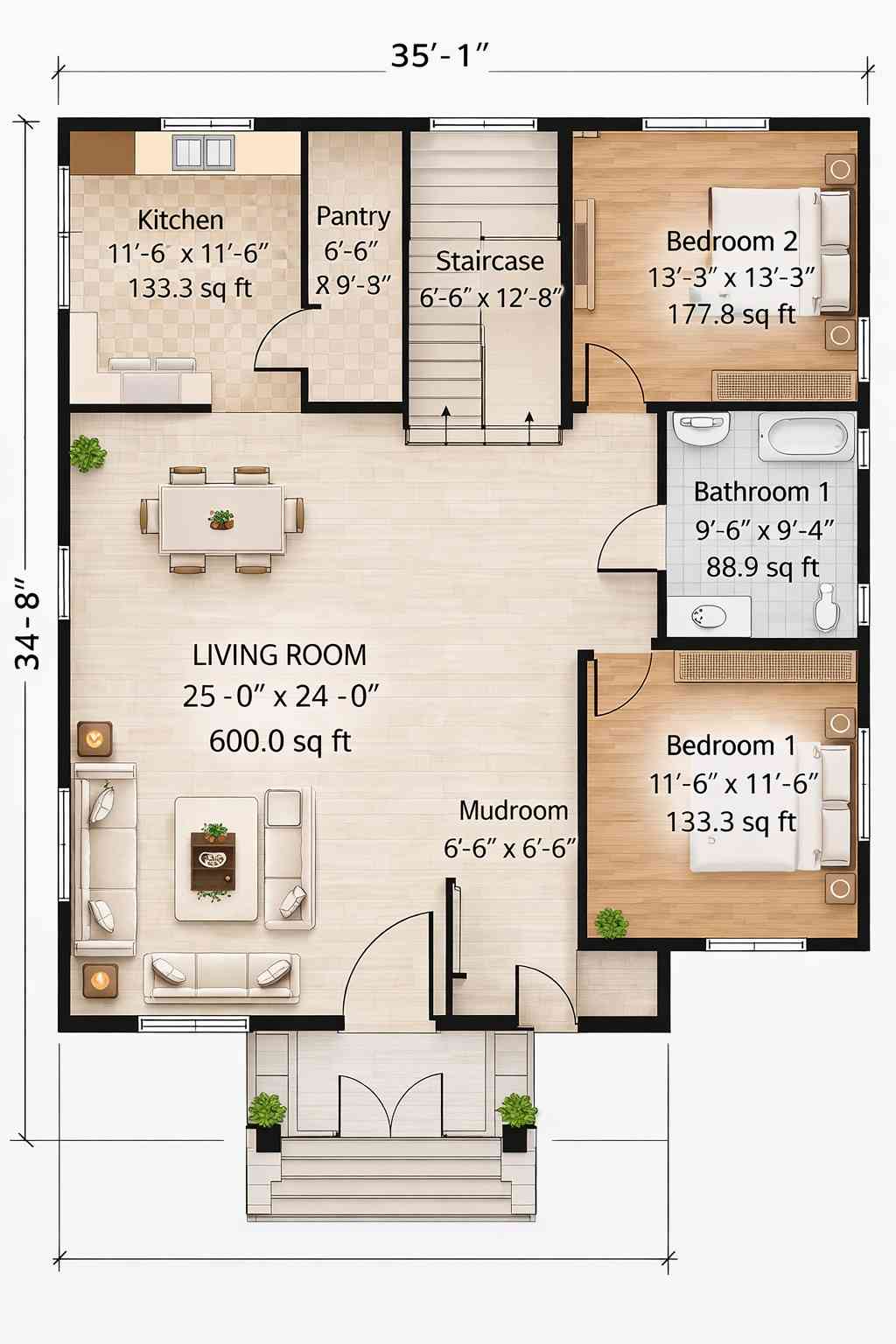 Ground Floor Blueprint
