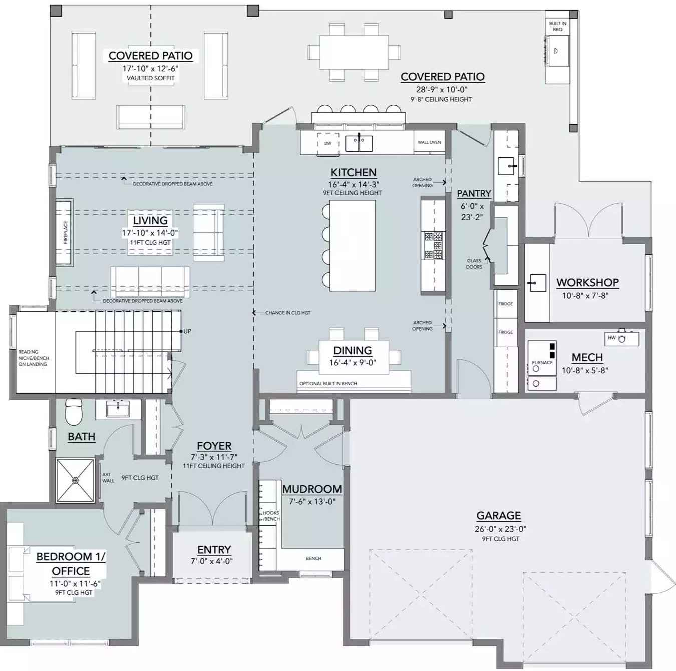 Blueprint of First Floor (Ground Level)