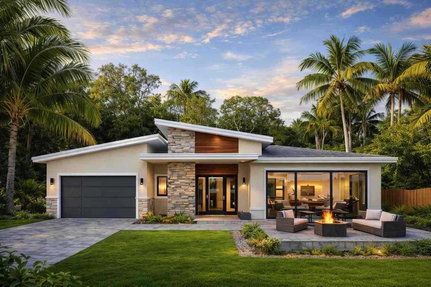 Front Elevation of the House