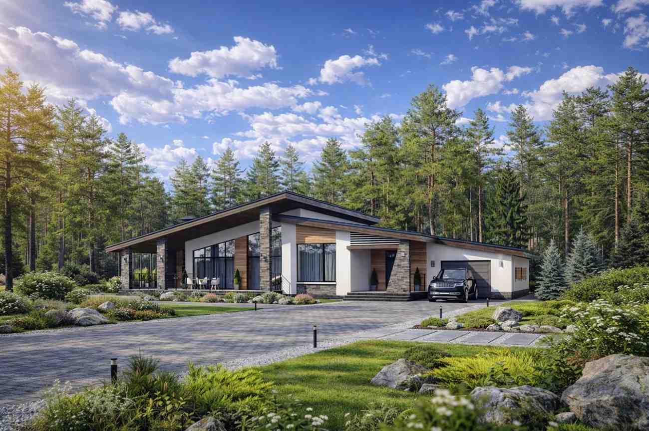 Front Elevation of the Farmhouse