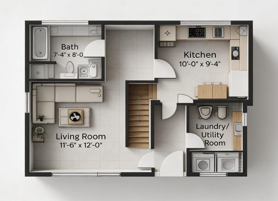 3D View of - Ground Floor
