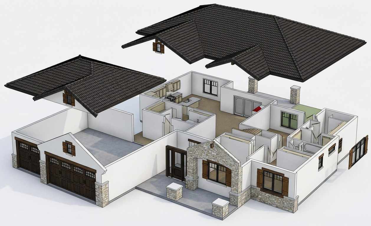 Exploded Axonometric View