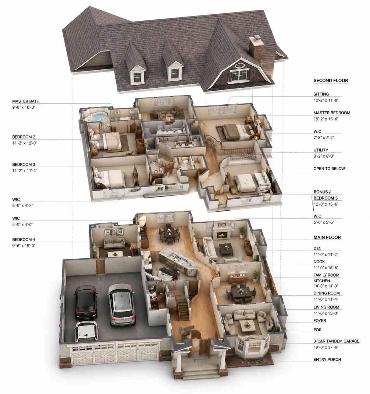 Exploded Axonometric View