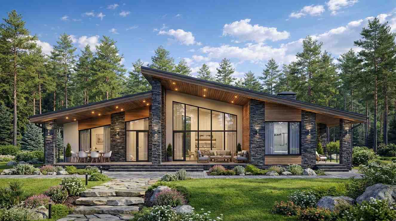 Rear Elevation of the Farmhouse