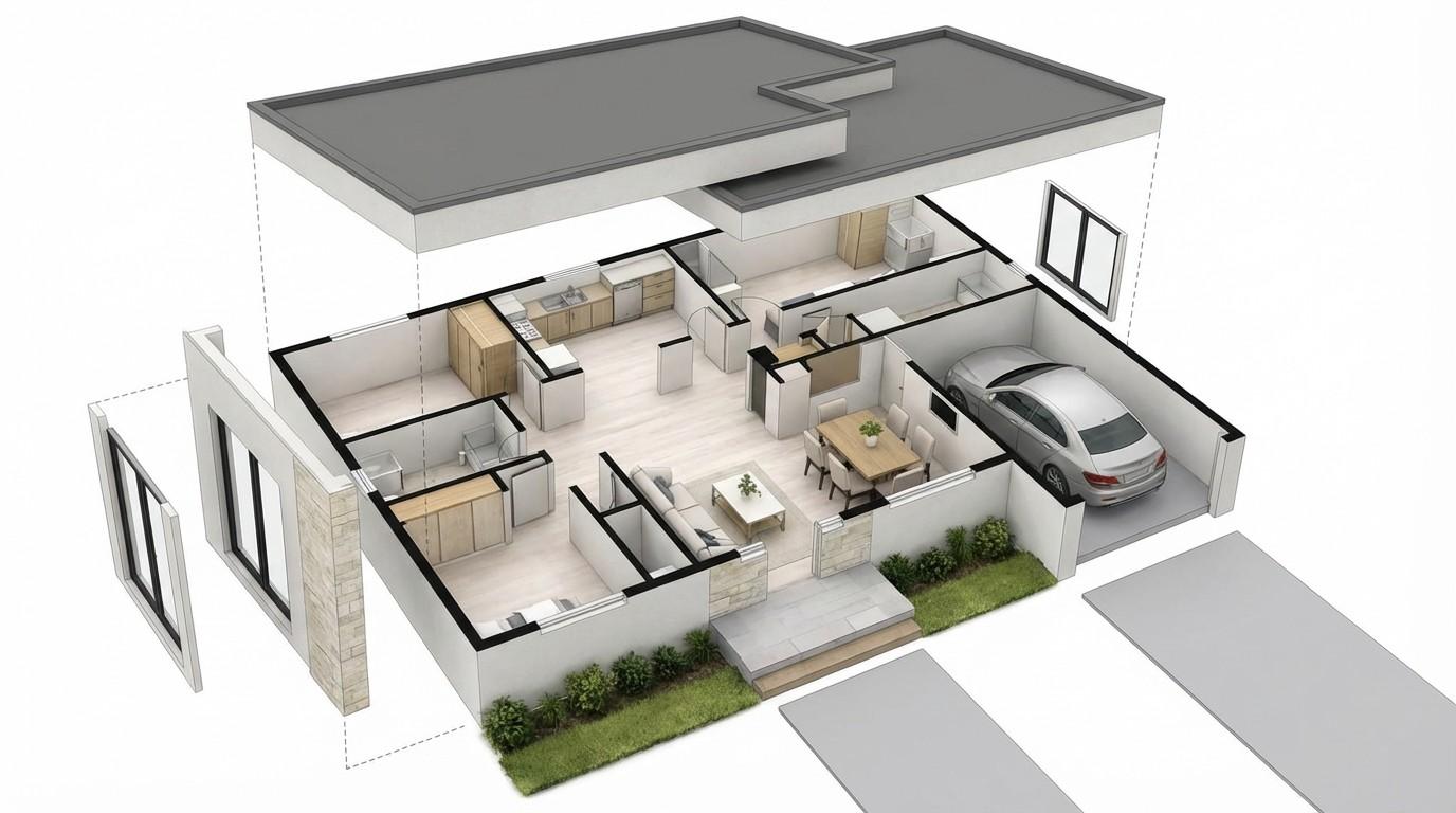 Exploded Axonometric View