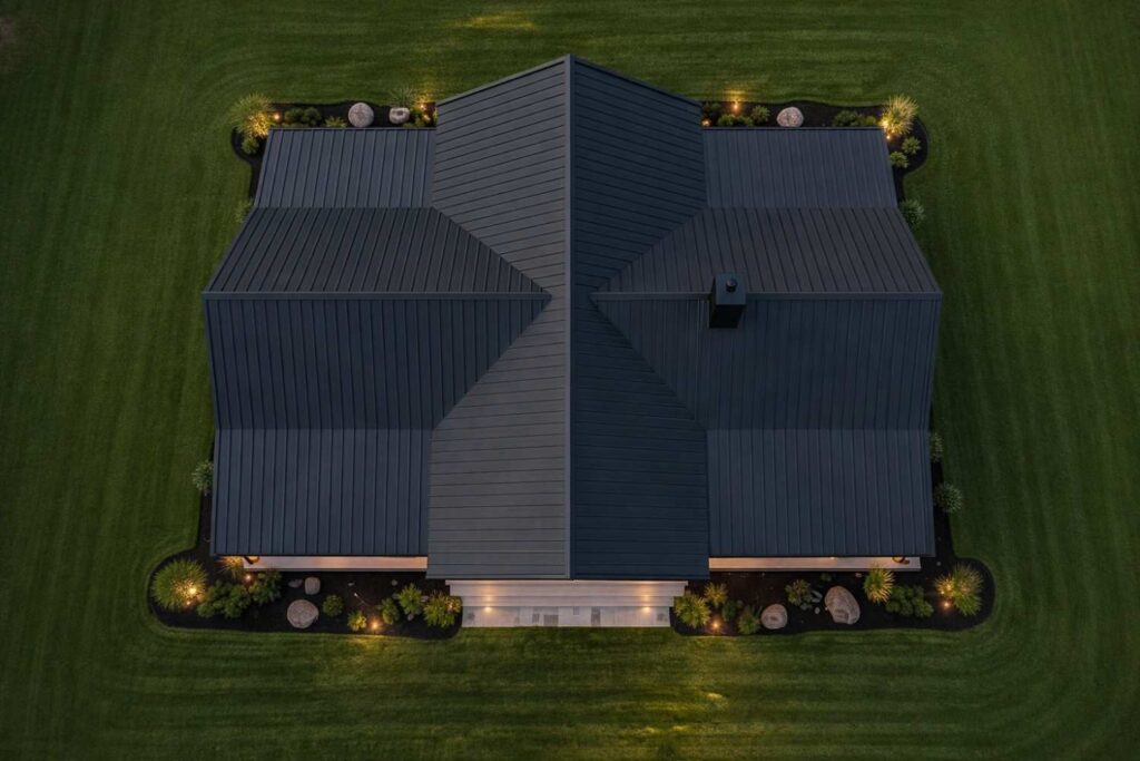 Top Elevation of the farmhouse
