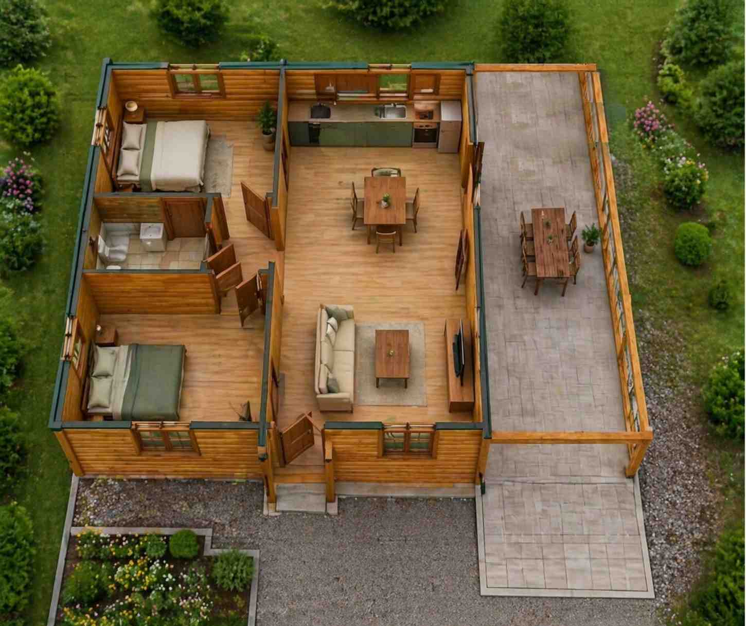 3D View of the Floor Plan