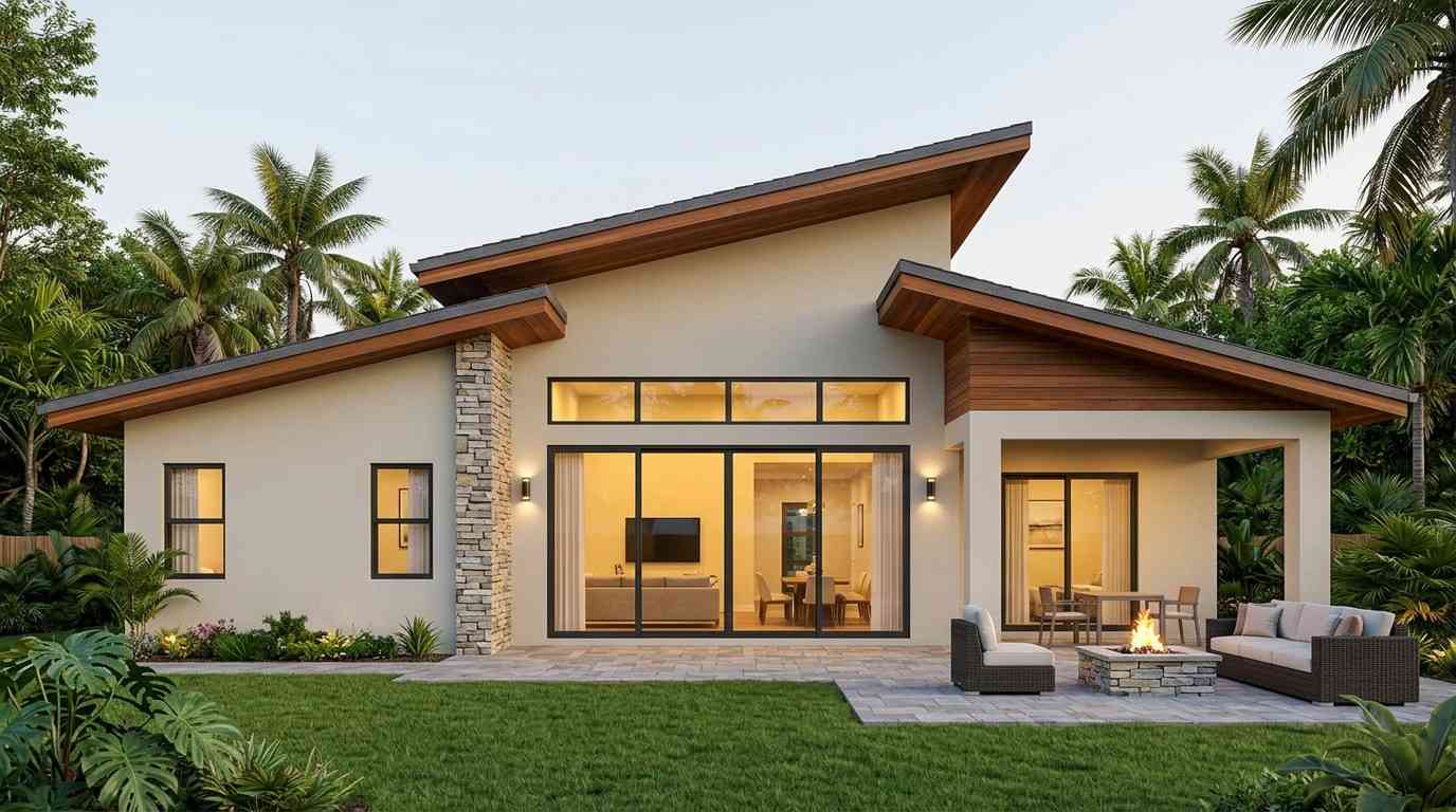 Rear Elevation of the House