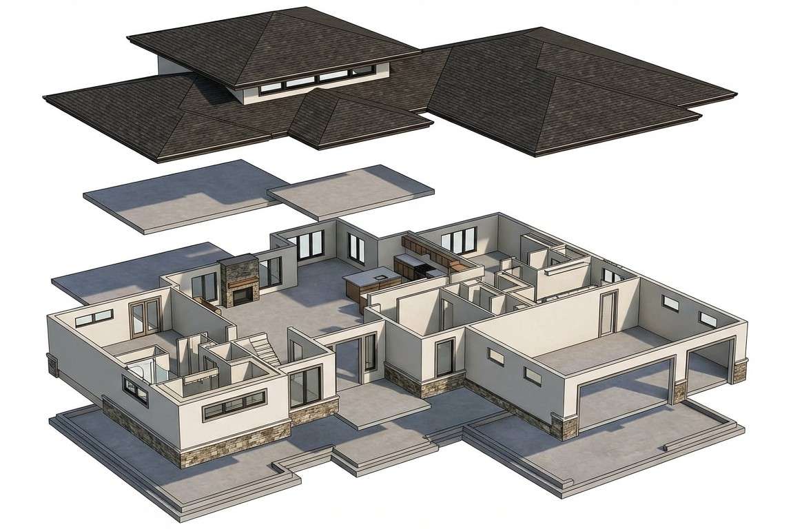 Exploded Axonometric View