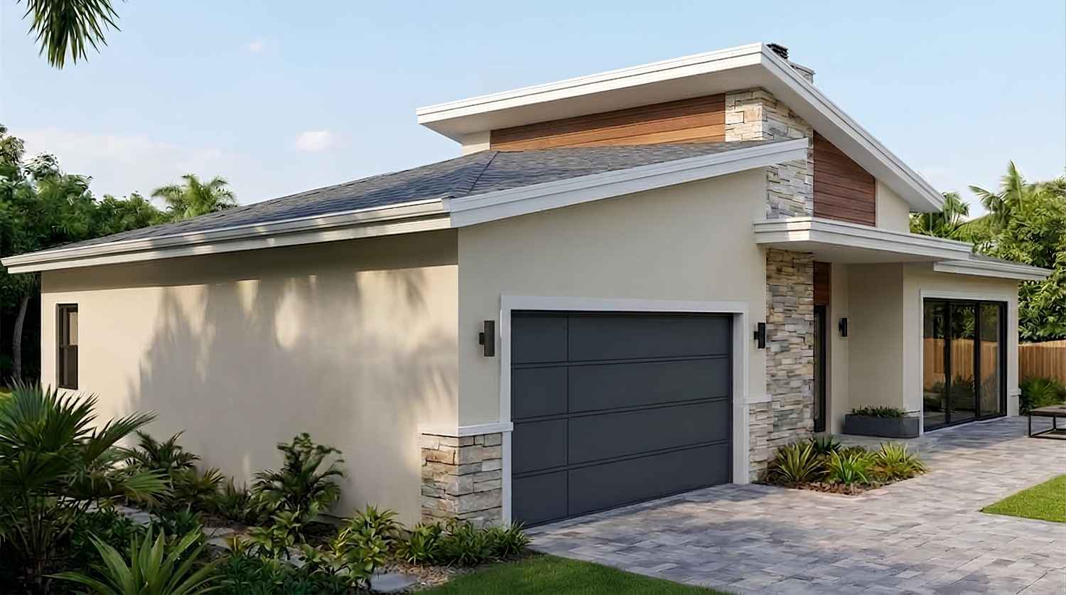 Left Elevation of the House