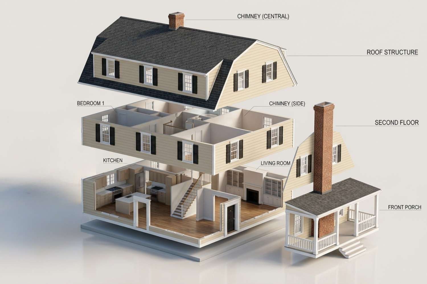 Exploded Axonometric View