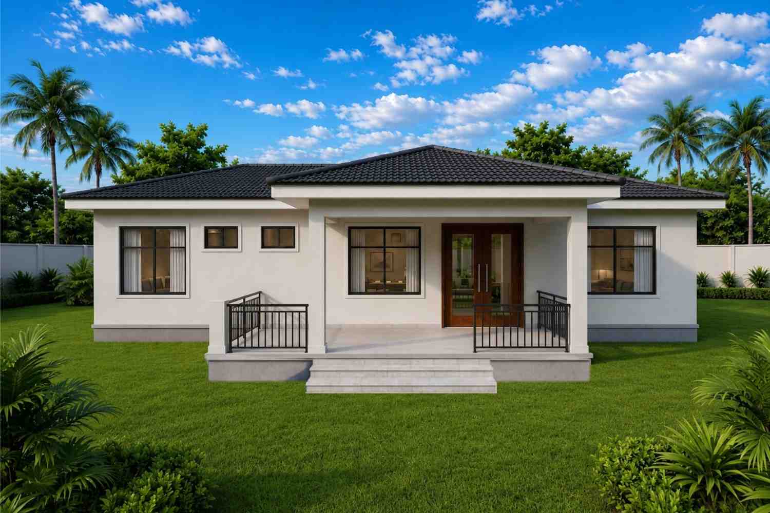 Rear Elevation (Back View)