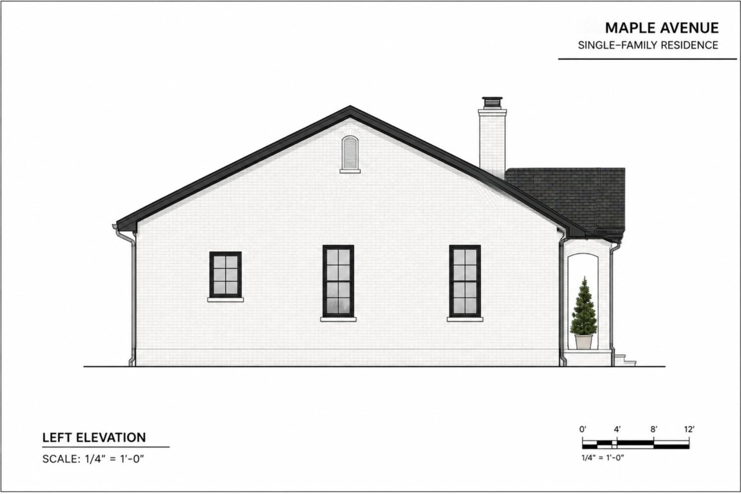 Left Side Elevation