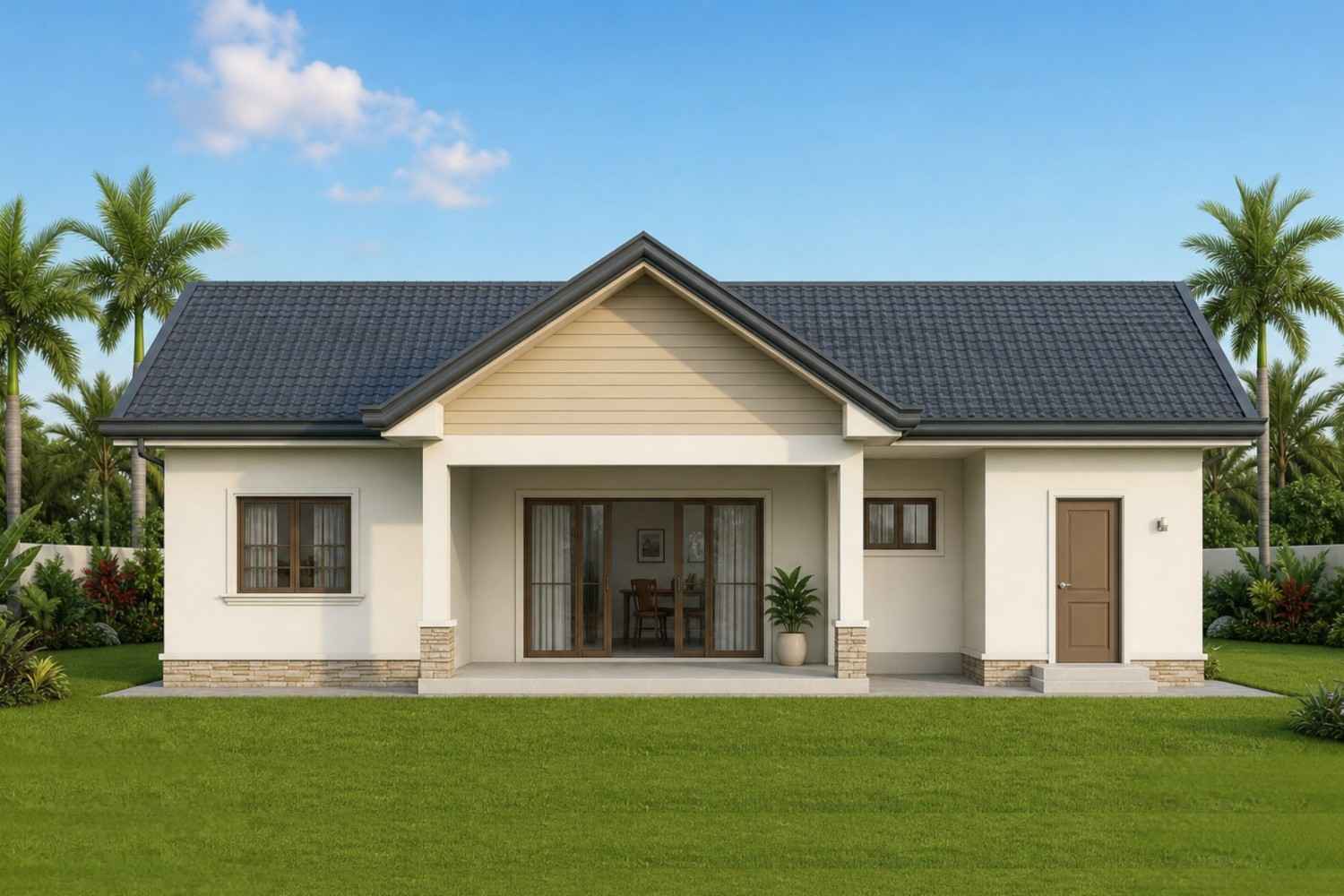 Rear Elevation (Back View)