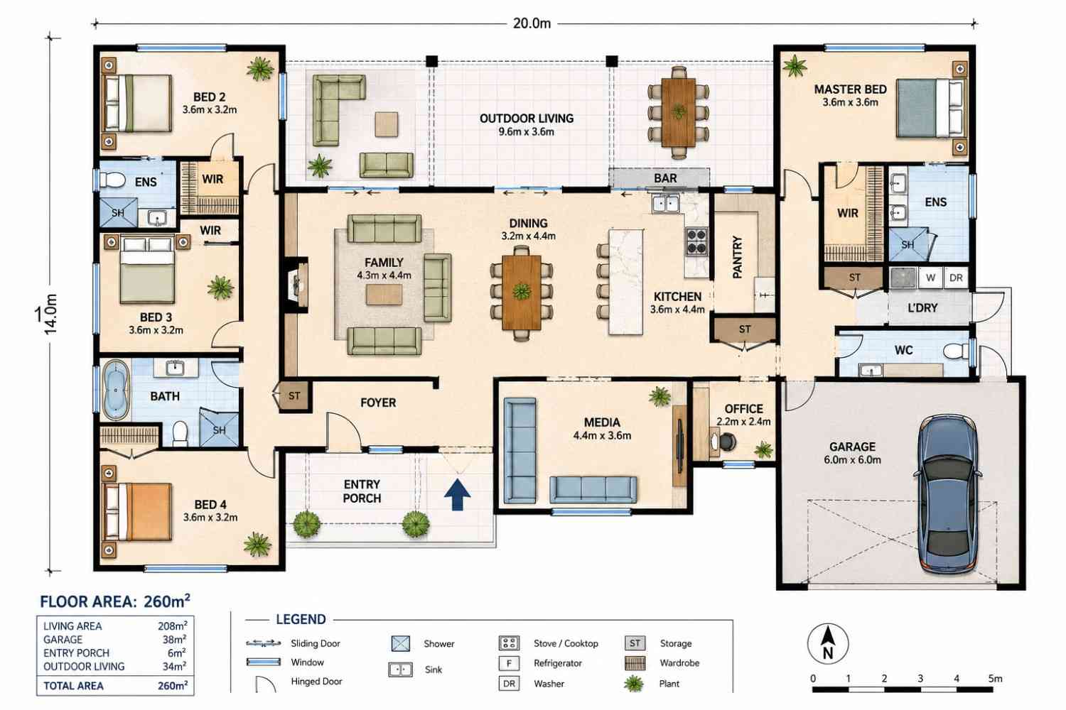 Blueprint of the Modern Rach House