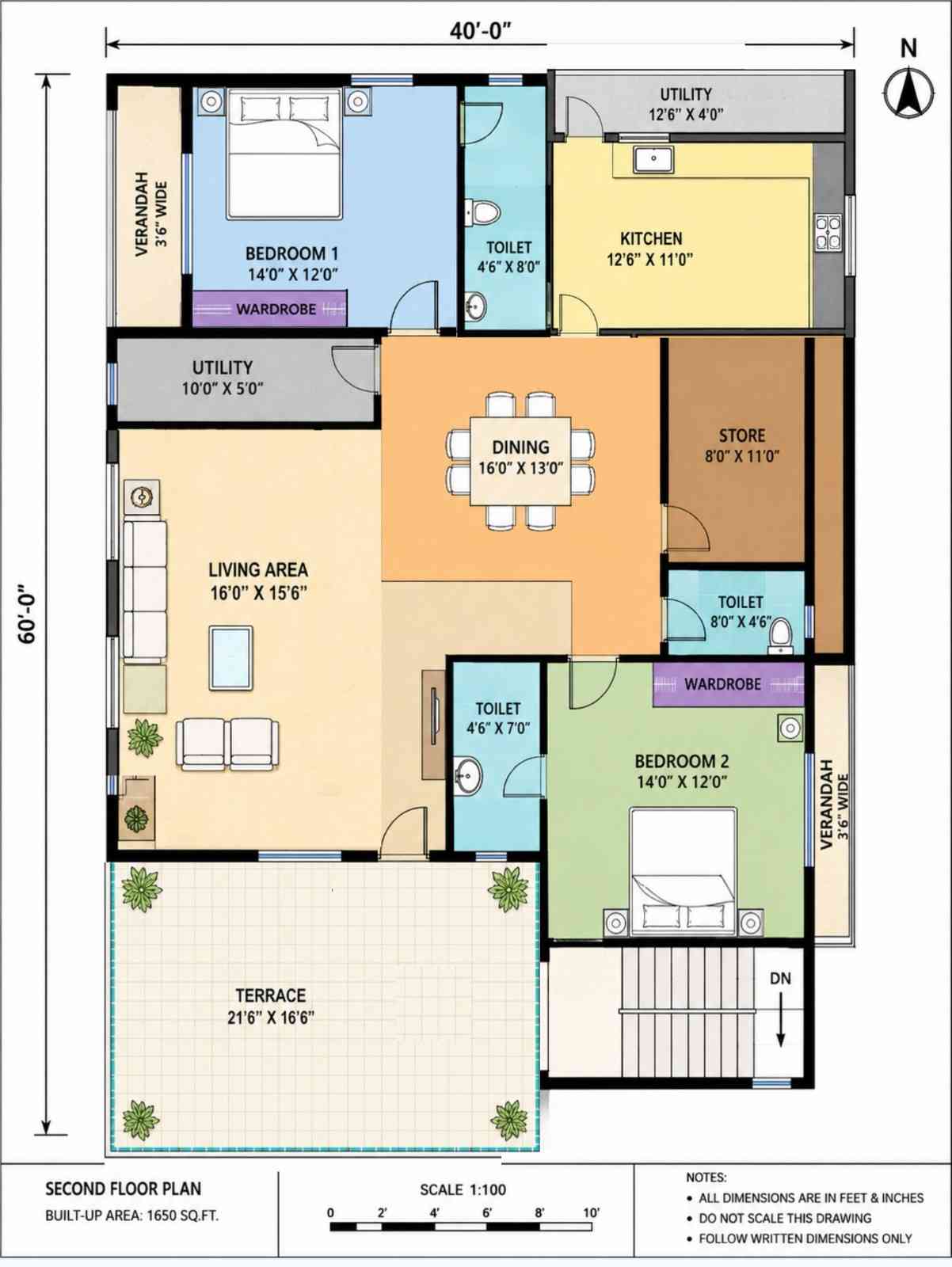 First Floor Blueprint of the House