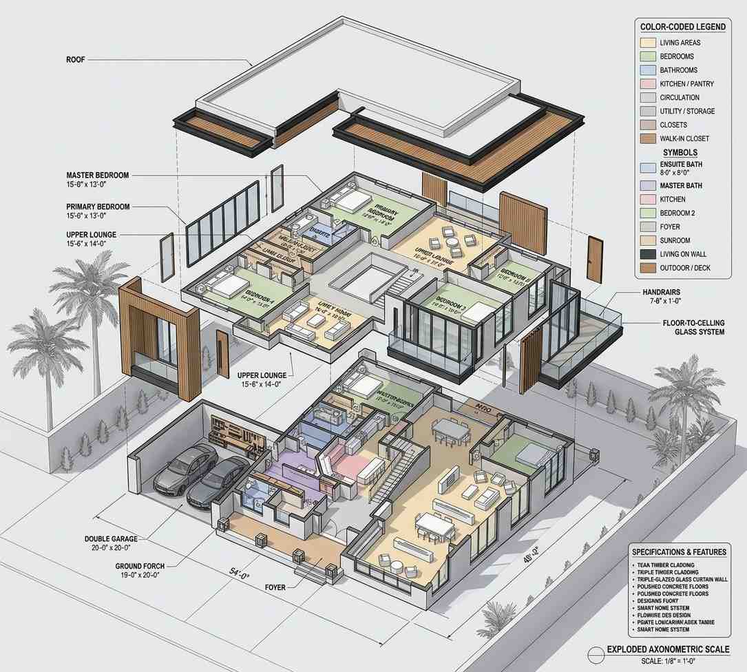Exploded Axonometric View