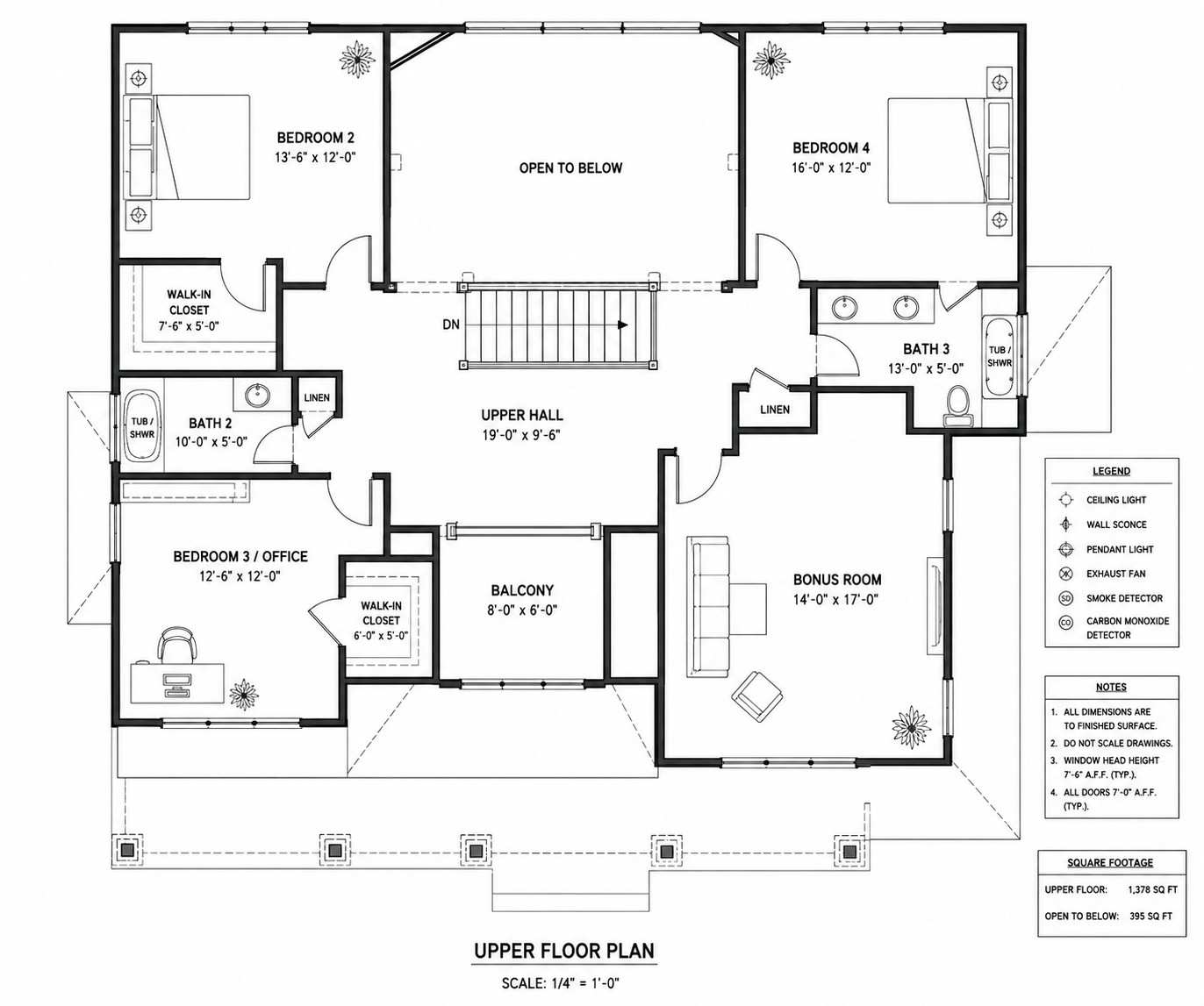 Upper Floor Blueprint