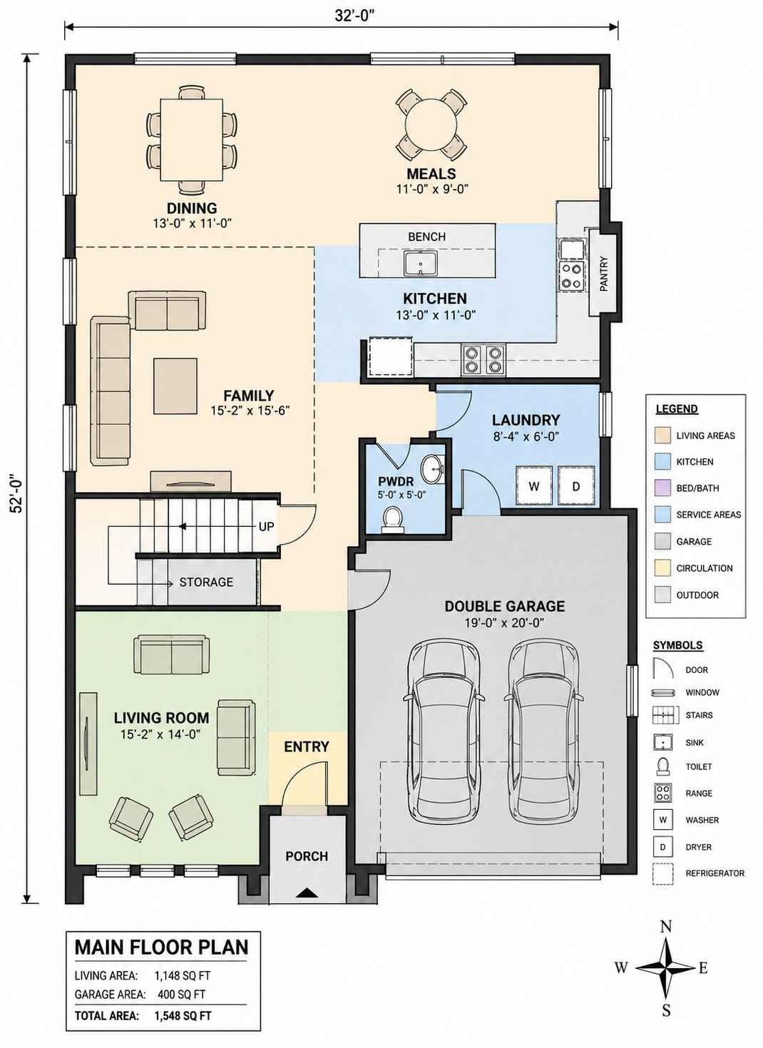 Ground Floor Blueprint of the House