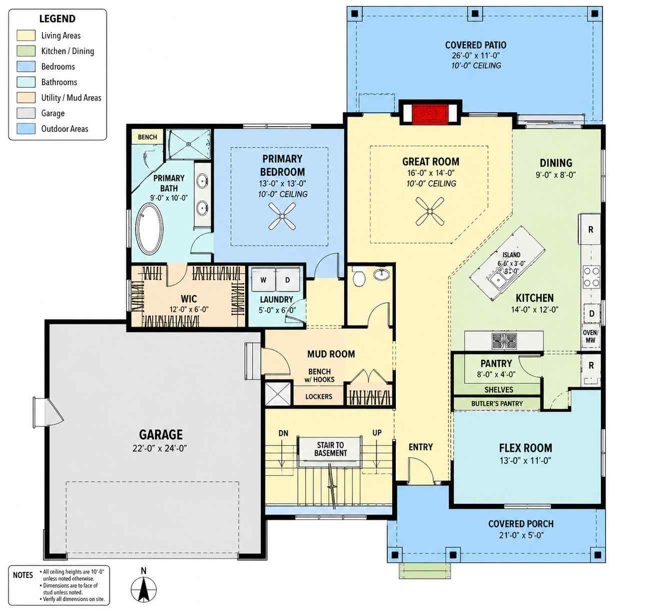 Ground Floor Blueprint of the House