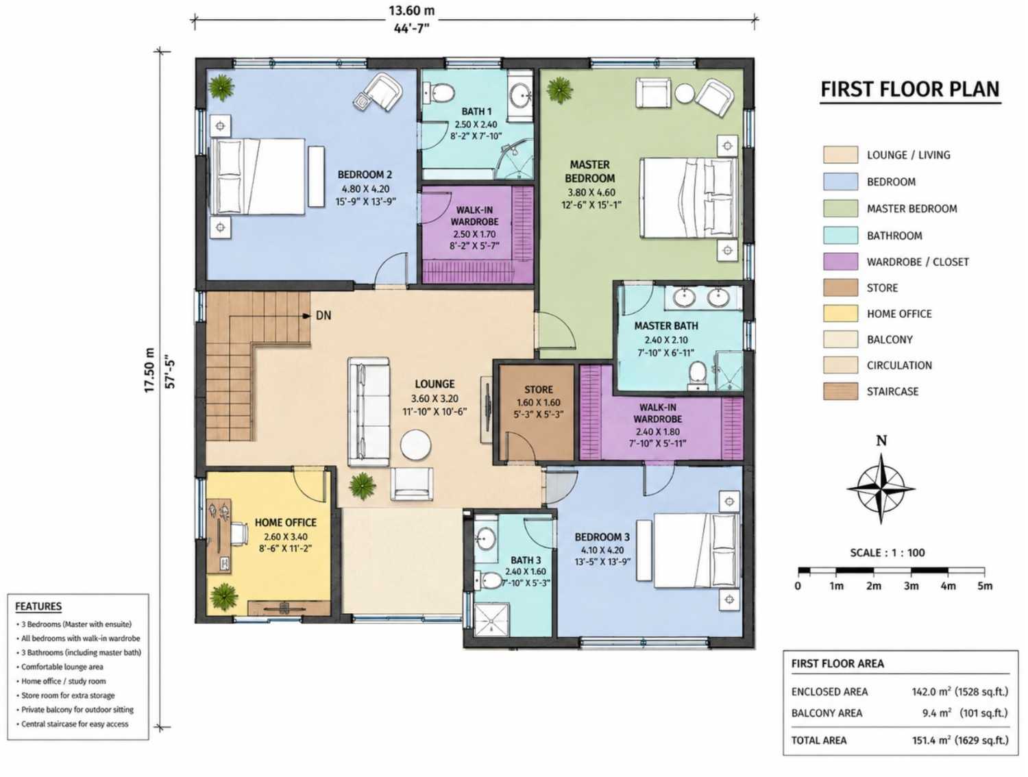 First Floor Blueprint of the House