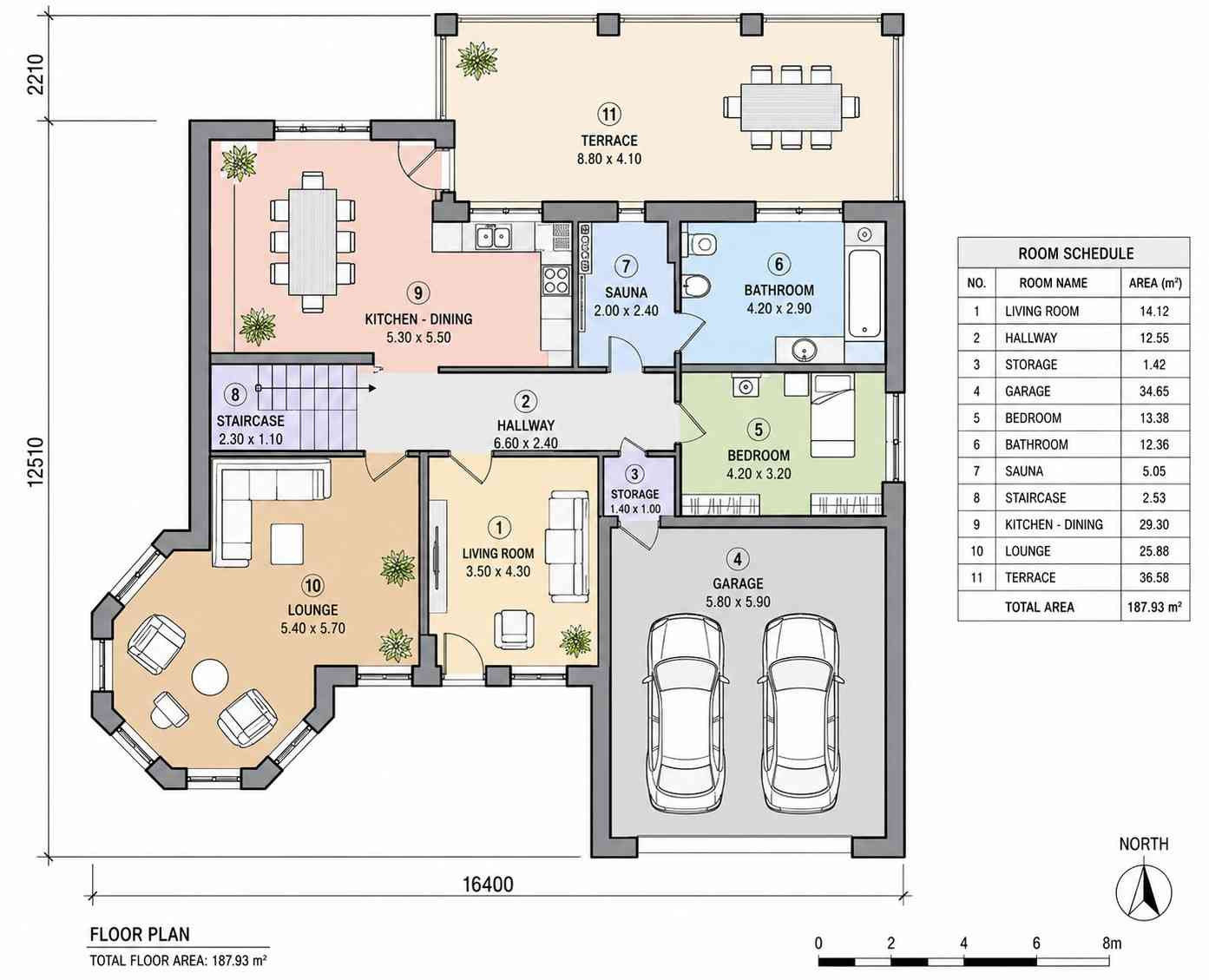 Ground Floor Blueprint of the House