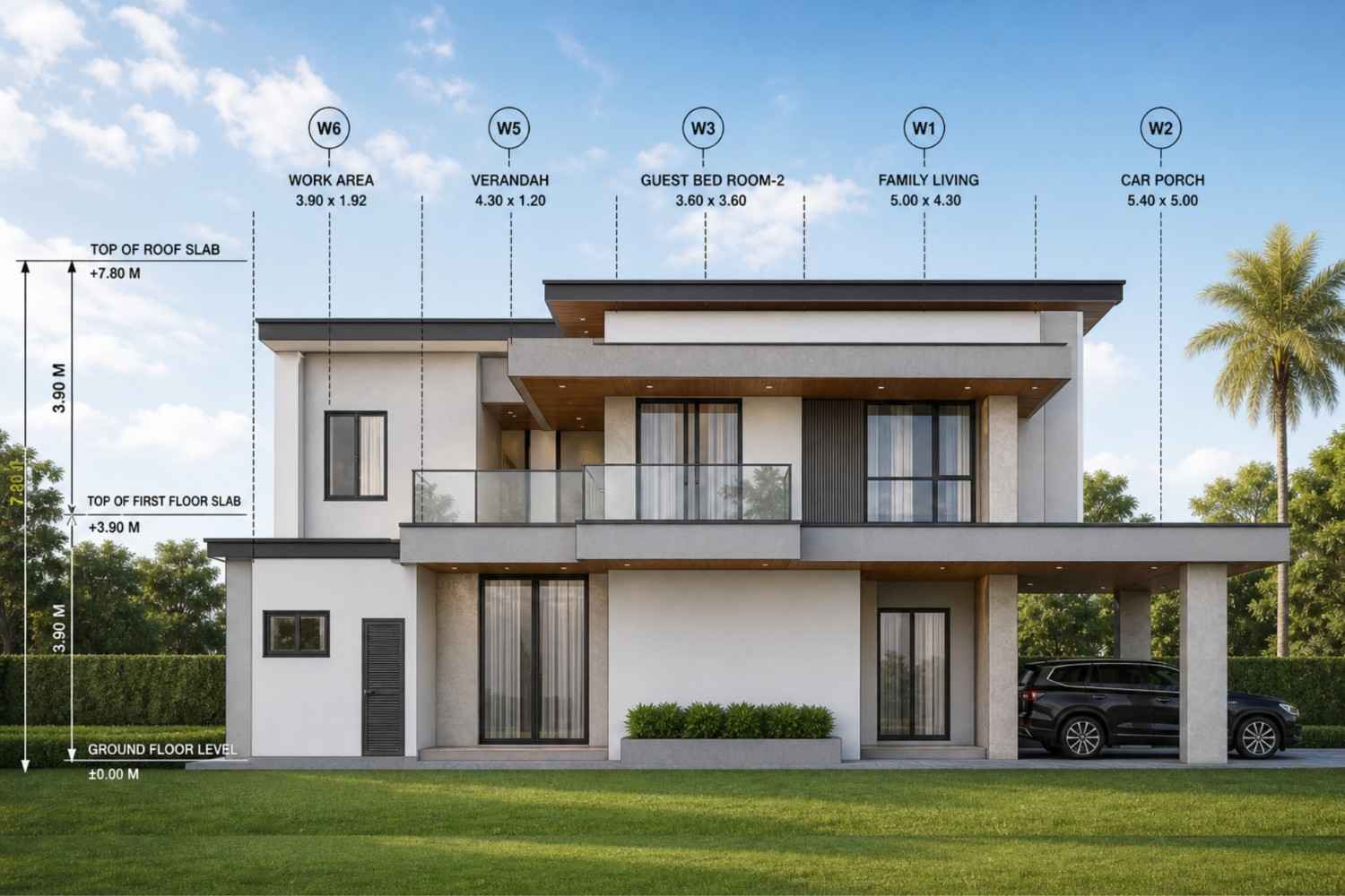 Left Side Elevation View