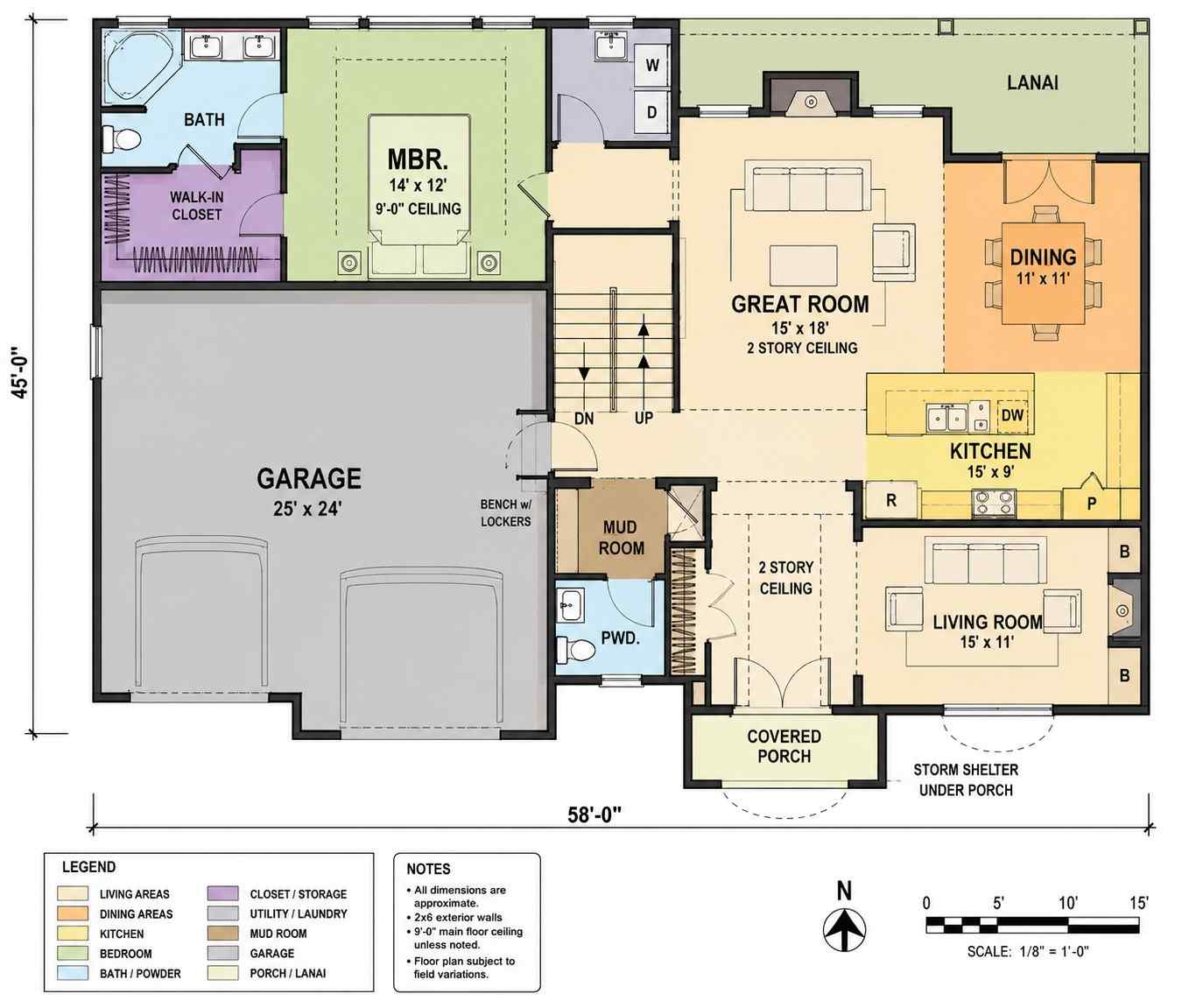 Ground Floor Blueprint of the House