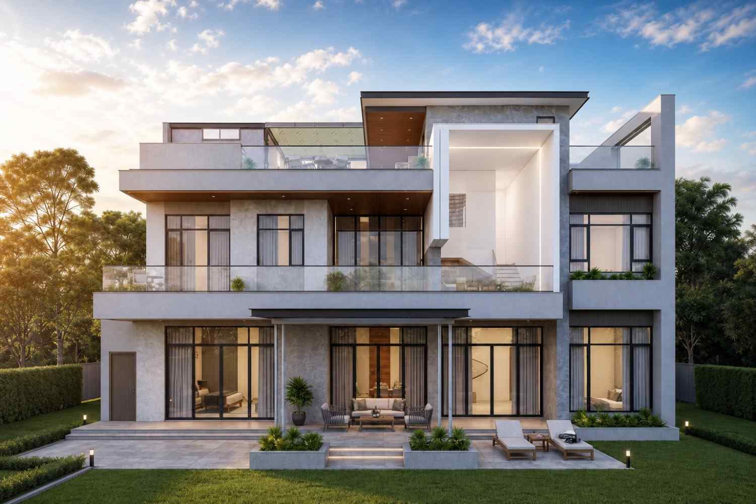 Rear Elevation View