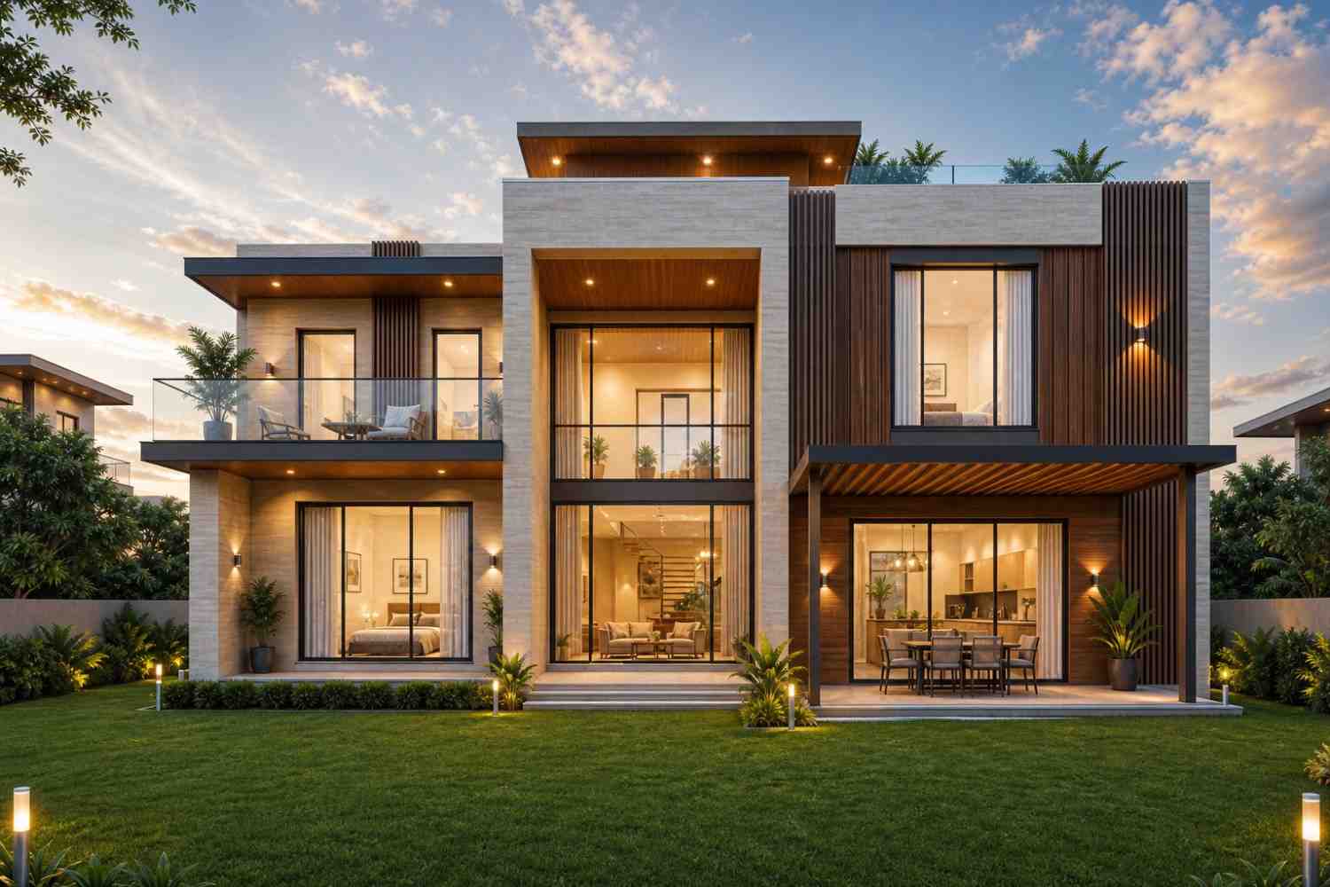 Rear Elevation of the house