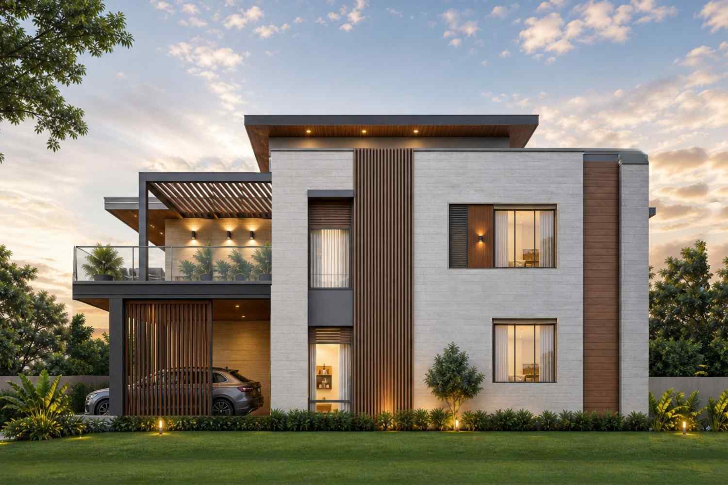 Right Side Elevation of the house
