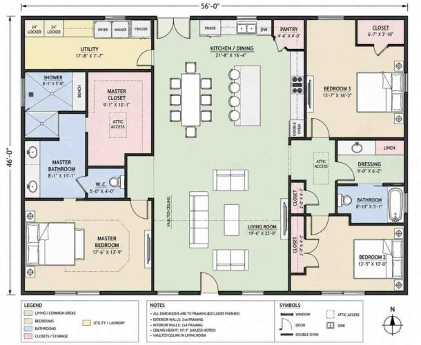 Ground Floor Blueprint of the House