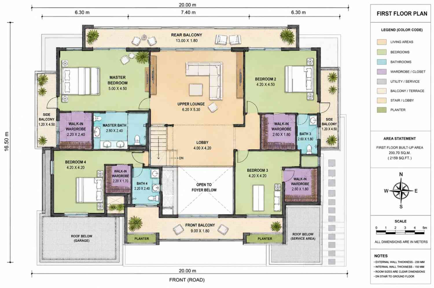First Floor Blueprint of the House