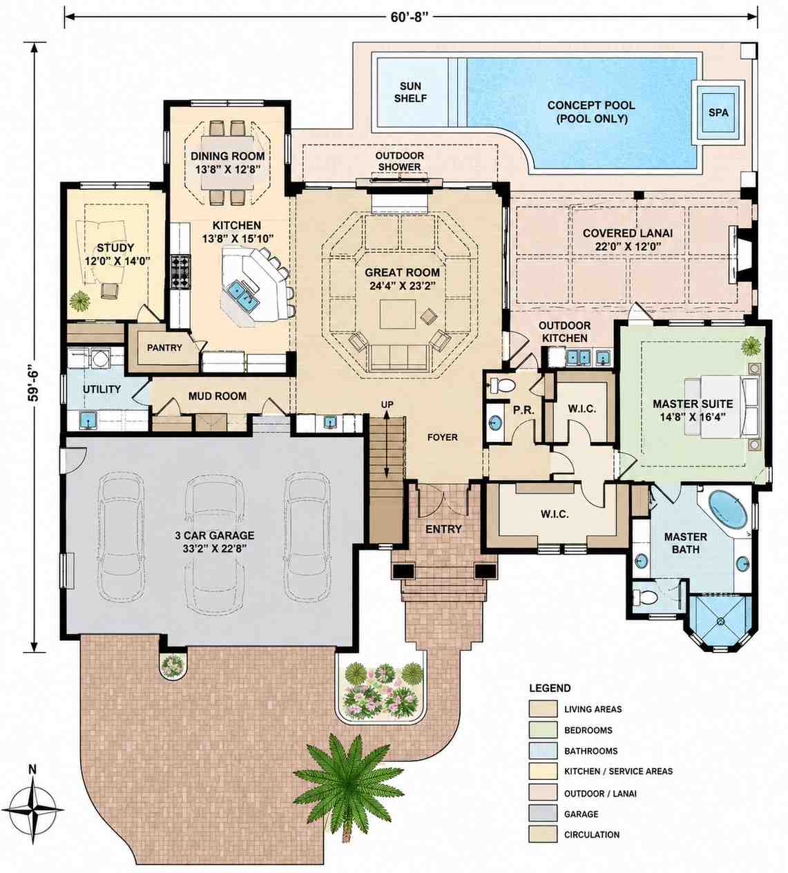 Ground Floor Blueprint of the House
