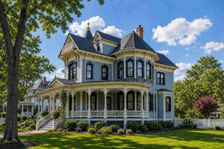 Right Side Elevation of This 3 Bedroom Victorian Home