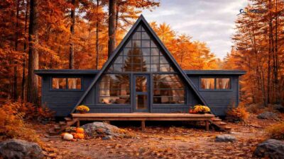 3-Bedroom Contemporary House with Modern Design and Open Living Space (Floor Plan)