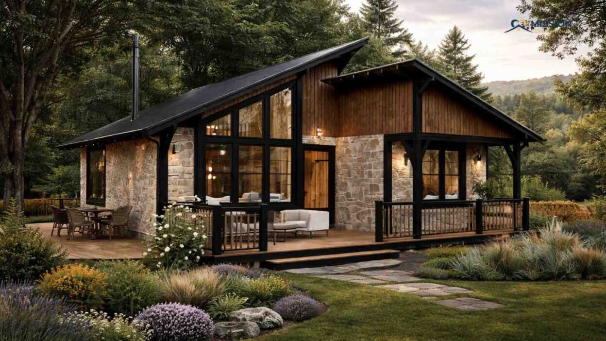 2-Bedroom 1-Story Modern Cottage with Dual Patios and Open Living Concept (Floor Plan)