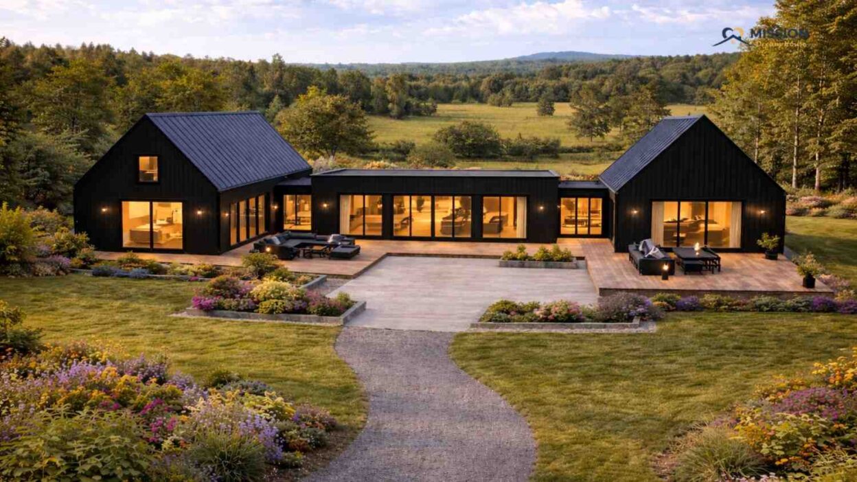 3 Bedroom Modern Scandinavian House Design with Open Floor Plan