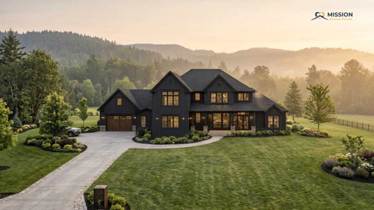 3BHK 2-Story Modern Farmhouse with Wrap-Around Porch and 3-Car Side Garage: A Comprehensive Guide to Architectural Features