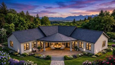 4 BHK Modern Farmhouse