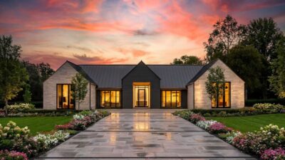 4 BHK Modern Farmhouse