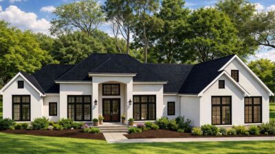 4 BHK Modern Farmhouse